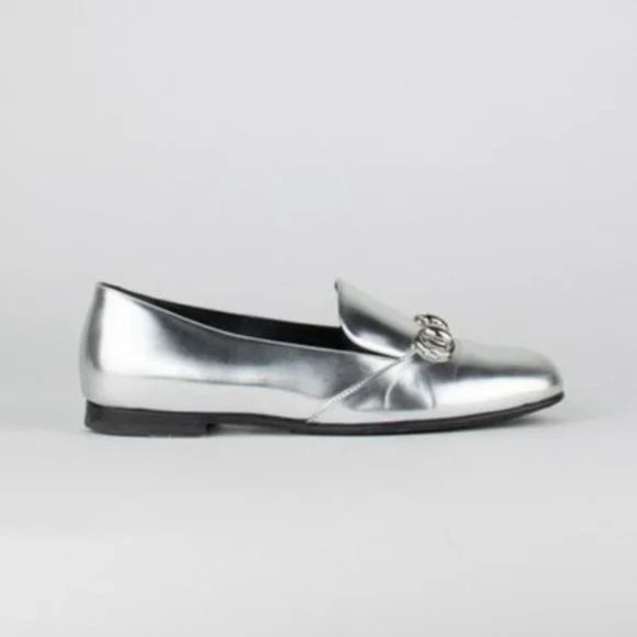 Gucci Metallic Horsebit Loafers - Picture 1 of 11